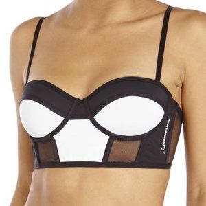 New Balance Tech Women's Color Block Long Line Sporty / Dress Bra. Size L.